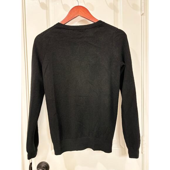 Boden Cashmere Black Button Up Sweater Sz S - Picture 2 of 5